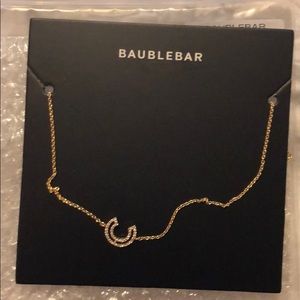 Bauble Bar dainty initial necklace - letter C, NWT